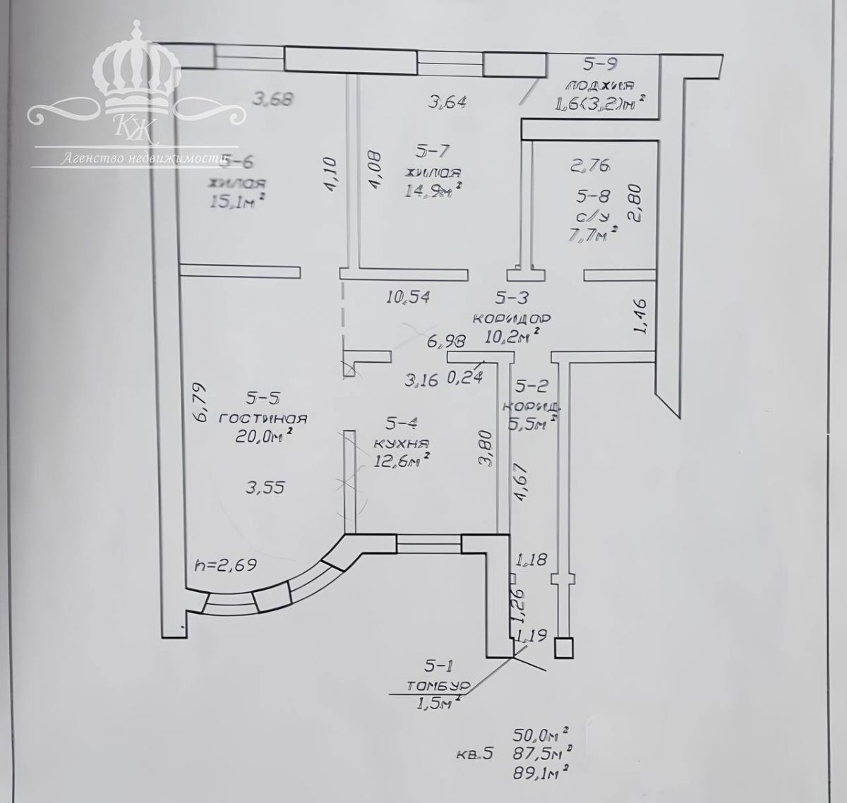 3 комнатная квартира  по адресу Николаевка 2, Березовая, 1